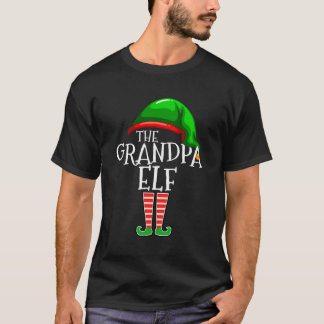 Grootpa Elf Family Matching Group kerstcadeau M T-shirt