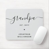 Grootpa Est aangepaste nieuwe opa-cadeaus Muismat (Met muis)