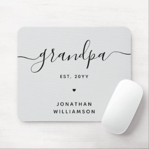 Grootpa Est aangepaste nieuwe opa-cadeaus Muismat