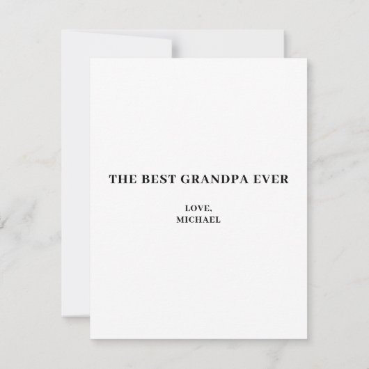 Grootpa Foto Birthday (Achterkant)