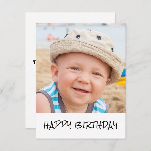 Grootpa Foto Birthday (Voorkant / Achterkant)