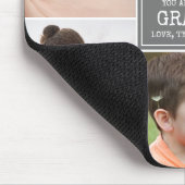 Grootpa Foto collage Gray en White Gezegde Muismat (Hoek)