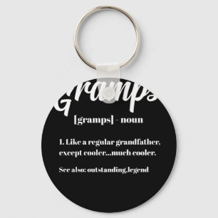 Grootpa Gift voor Gramps Definition Fathers Day Sleutelhanger