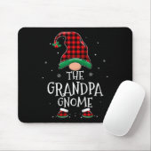 Grootpa Gnome Xmas familie komt overeen met feeste Muismat (Met muis)