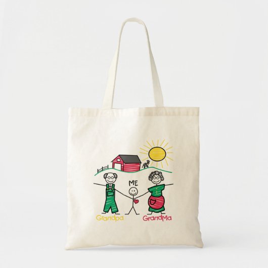 Grootpa Grandma & me Tote Bag (Voorkant)