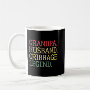 Grootpa Husband Cribbage Legend  Cribbage B Koffiemok