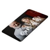 Grootpa Love Script Personalized Gift Photo Magneet (Linkerzijde)