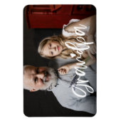 Grootpa Love Script Personalized Gift Photo Magneet (Verticaal)
