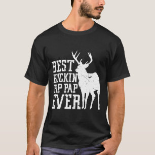 Grootpa pakt pap pap deer Hunting Gift Idee Bow T-shirt