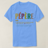 Grootpa Pepere Funny Definition Cool Retro Gift Fa T-shirt (Design voorkant)