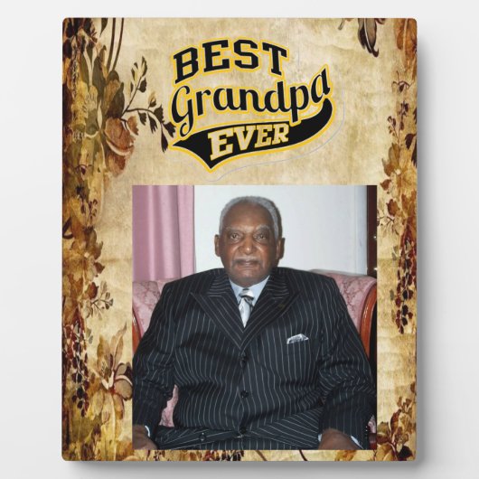 Grootpa personaliseren fotoplaat (Voorkant)