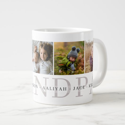 Grootpa persoonlijke foto-Mok Grote Koffiekop (Voorkant rechts)