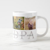 Grootpa persoonlijke foto-Mok Grote Koffiekop (Rechts)