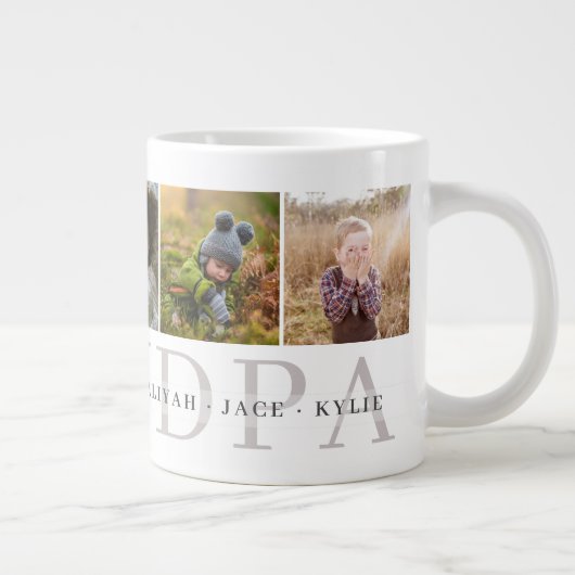 Grootpa persoonlijke foto-Mok Grote Koffiekop (Rechts)