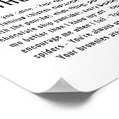 Grootpa Photo Collage Dingen waar we van houden Poster (Hoek)