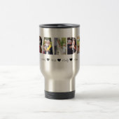Grootpa Photo Collage Travel Mug met 7 foto's Reisbeker (Center)