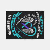 Grootpa Suicide Awareness Prevention Memorial Grap Fleece Deken (Voorkant (Horizontaal))