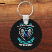 Grootpa Suicide Awareness Prevention Memorial Grap Sleutelhanger (Voorkant)