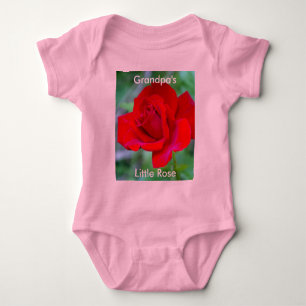 Grootpa's Baby Jersey, klein Roos Romper