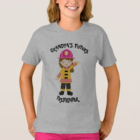 Grootpa's toekomstige brandweerman t-shirt (Voorkant)