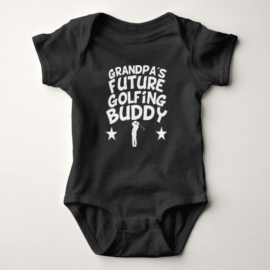 Grootpa's toekomstige Golfboeddy Romper (Voorkant)