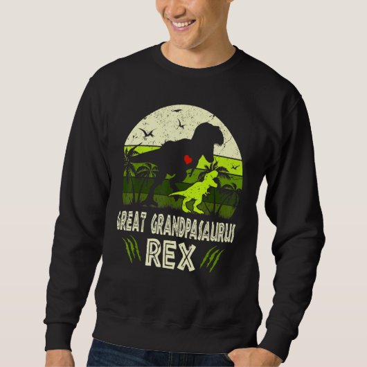 Grootpasaurus T Rex Dinosaur Great Grandpa S Trui (Voorkant)