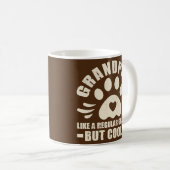 Grootpaw Hondenliefhebber Best Grandpa Grand Paw P Koffiemok (Voorkant rechts)