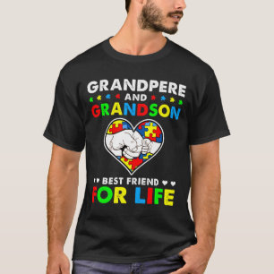 Grootpere en kleinzoon beste vriend voor levensaut t-shirt