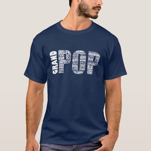 Grootpop Fathers Day Gift T-Shirt Grandpa (Voorkant)