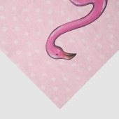 Grootroze flamingo weefselcadeaupapier tissuepapier (Detail)