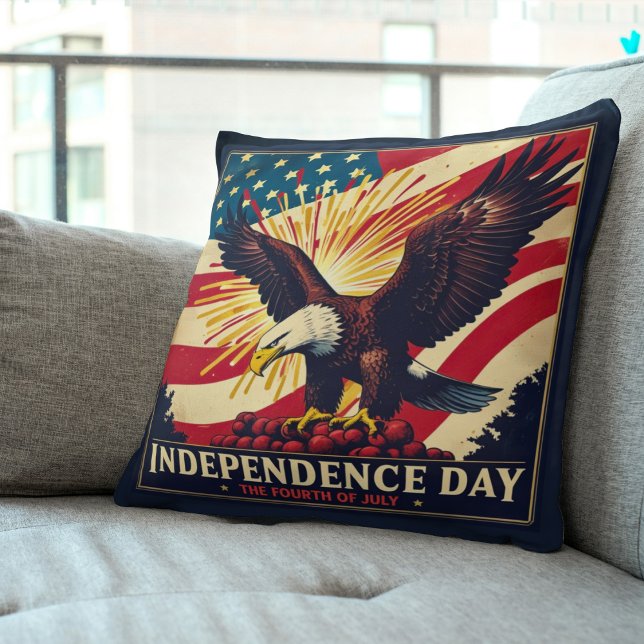 Groots feest: Onafhankelijkheidsdag Eagle Pillow Kussen (Grand Celebration: Independence Day Eagle Pillow!
I Unleash the Spirit of Freedom!)