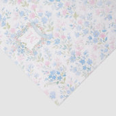 Grootsbloemige gepersonaliseerde tissuepapier (Detail)