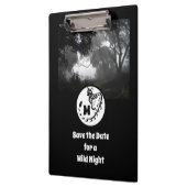 Grootschalig gepotte Silhouette Monogram foto Klembord (Links)