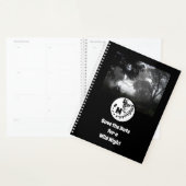 Grootschalig gepotte Silhouette Monogram foto Planner (Display)