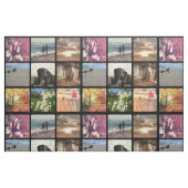 Grootschalig multi-foto-mozaïekAfbeelding collage Stof (Fat Quarter)