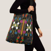 Grootschalige Canvas tas moderne geometrische #4 (Dichtbij)