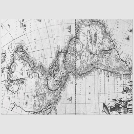 Grootschalige  Decoupage Kaarten voor Artiesten a Tissuepapier (Voorkant)