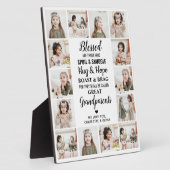 Grootschalige gepersonaliseerde gedicht fotocollag fotoplaat (Zijkant)