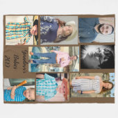 Grootschalige tapebanket, voeg uw eigen foto's toe fleece deken (Voorkant (Horizontaal))