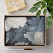 Grootschalige witte papaver ontkoppeling tissuepapier (Geschenk)