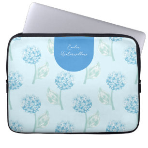 Grootschilderachtige Hydrangea op Maat Laptop Sleeve