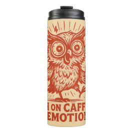 Grootse cafeïne- en emotiegevoeligheid thermosbeker