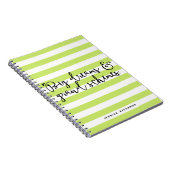 Grootse dromen en grote schema's Aangepast Notitie Notitieboek (Rechterzijde)