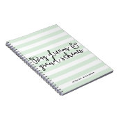 Grootse dromen en grote schema's Aangepast Notitie Notitieboek (Rechterzijde)