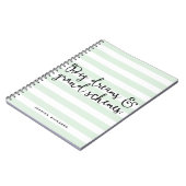 Grootse dromen en grote schema's Aangepast Notitie Notitieboek (Linkerzijde)