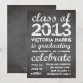 Grootse en gedurfde grijze kartonnen typografie mo kaart (Voorkant / Achterkant)