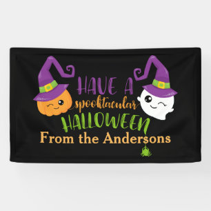 Grootse Halloween-feestversiering Persoonlijk Spandoek
