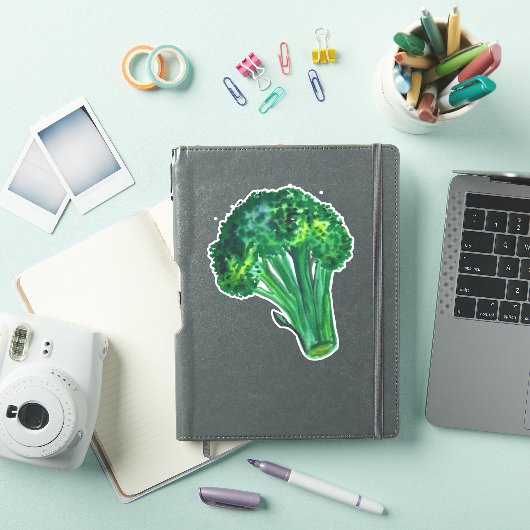 Grootse mooie Broccoli Waterverf kunst Sticker (iPad Cover)