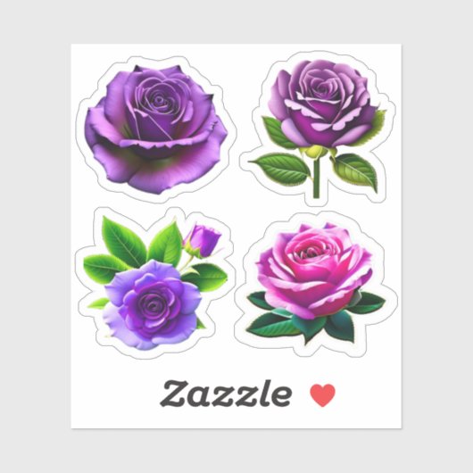 Grootse mooie Rozen Roos Assortation #1 Sticker (Vel)