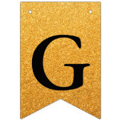Grootse Opening Nep Goud Glitter Vlaggetjes (Tweede vlag)